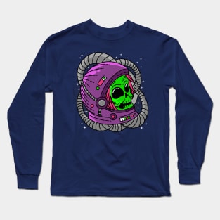 Space Skull Astronaut Long Sleeve T-Shirt